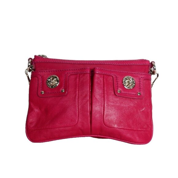 Marc By Marc Jacobs Women's Pink Percy Crossbody Totally Turnlock Leather Bag - Picture 8 of 8